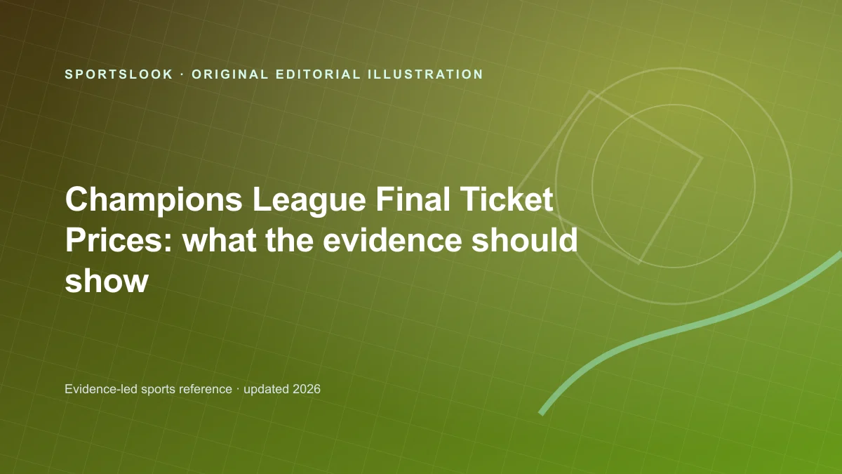 Original editorial illustration for Champions League Final Ticket Prices: face value and resale