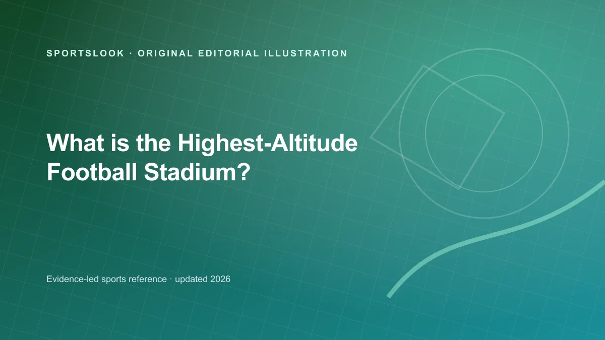 Original editorial illustration for What is the Highest-Altitude Football Stadium?