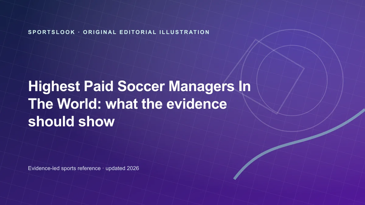 Original editorial illustration for Highest-Paid Soccer Managers: how to compare reported salaries