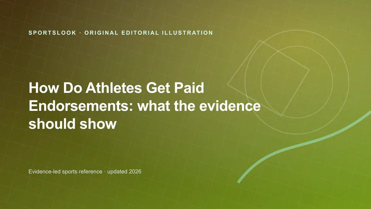 Original editorial illustration for How Do Athletes Get Paid for Endorsements? Contracts explained
