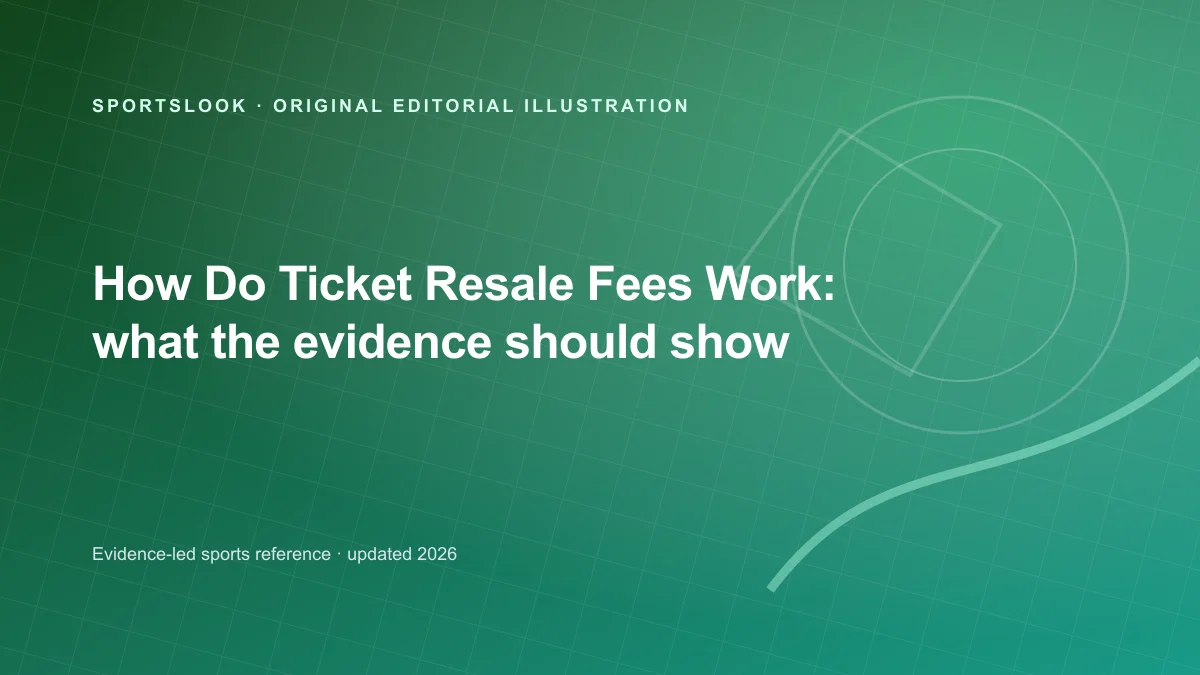 Original editorial illustration for How Do Ticket Resale Fees Work? Face value, seller fees and taxes