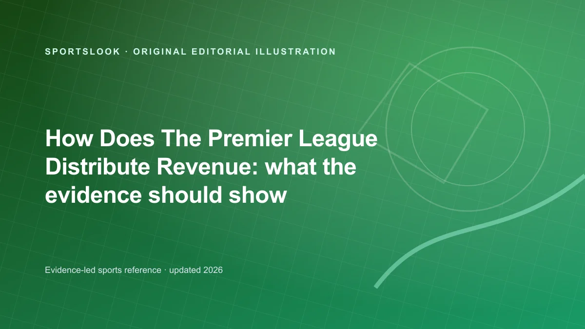 Original editorial illustration for How Does the Premier League Distribute Revenue?