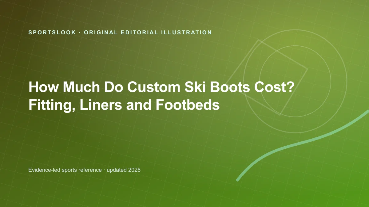 Custom ski boot, footbed and boot-fitting cost checklist