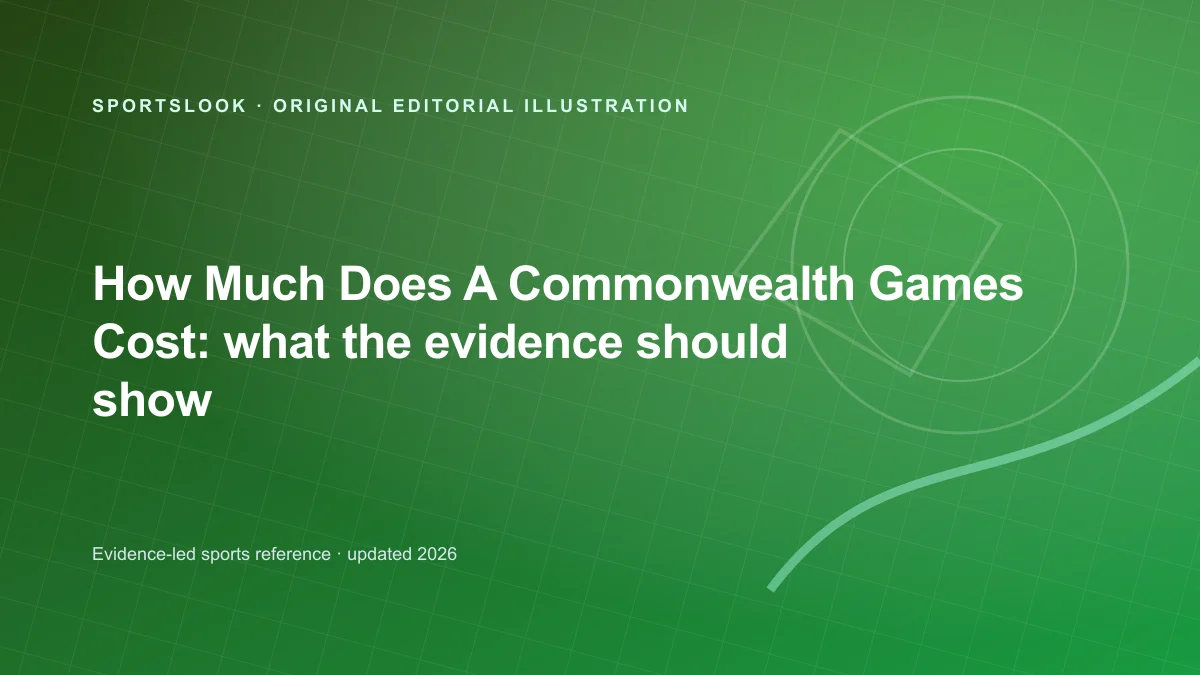 Original editorial illustration for How Much Does a Commonwealth Games Cost?