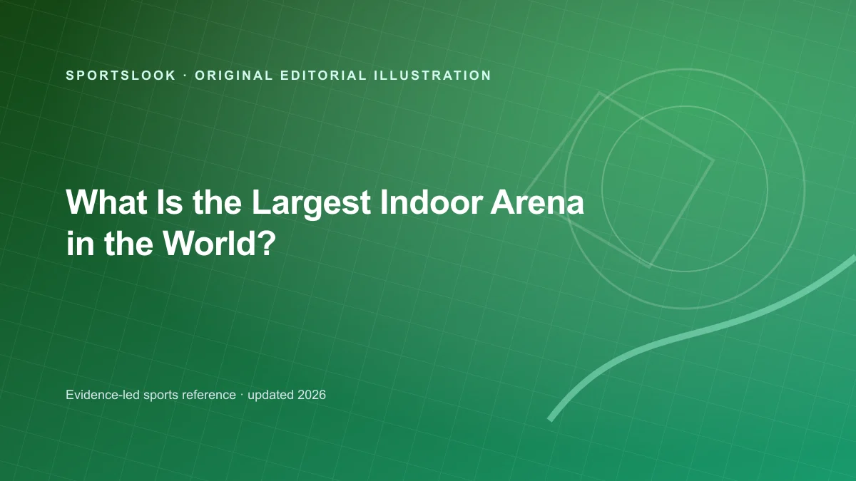 Original editorial illustration for What Is the Largest Indoor Arena in the World?