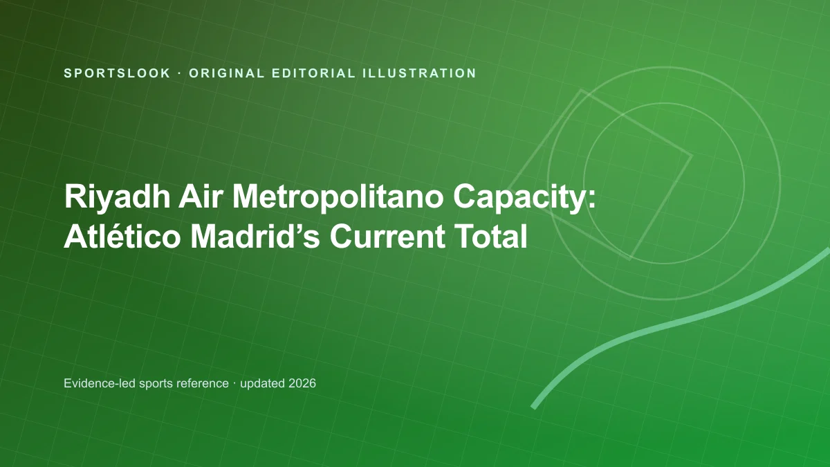 Editorial illustration of Riyadh Air Metropolitano with a capacity marker