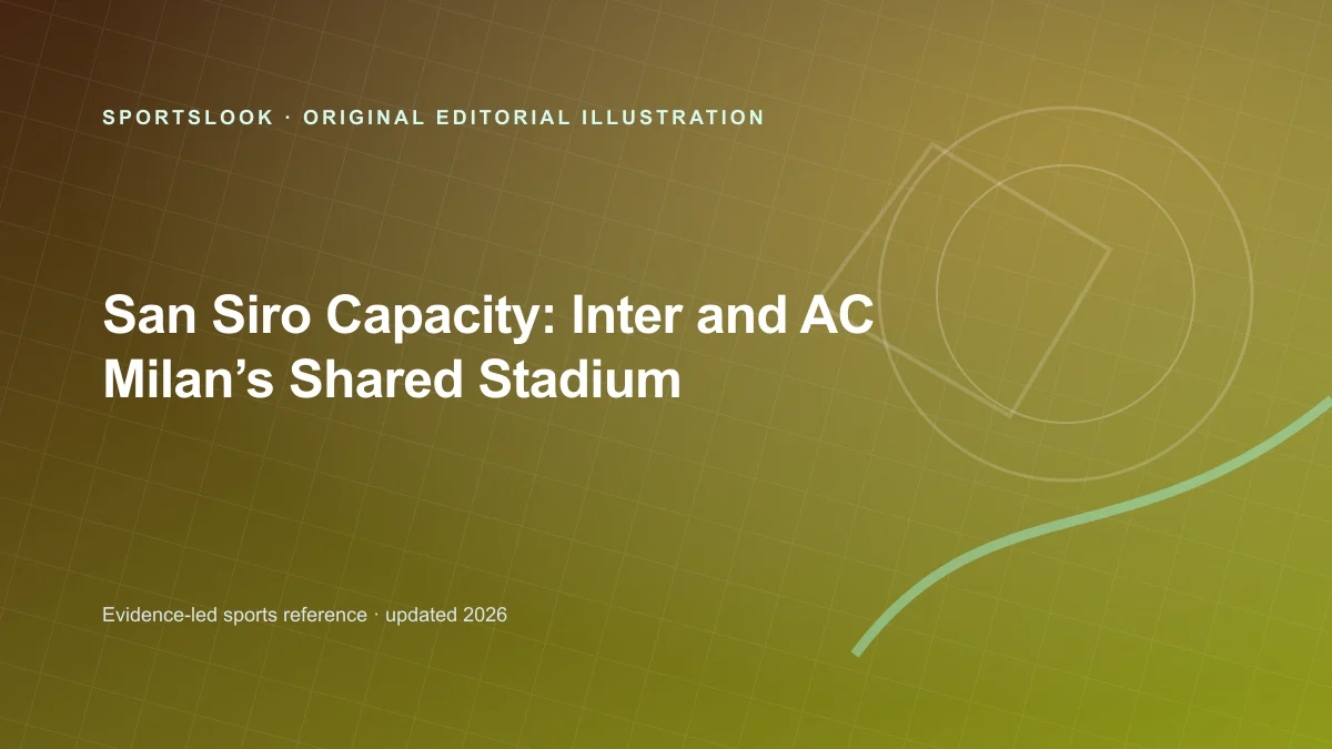 Editorial illustration of San Siro with a capacity marker
