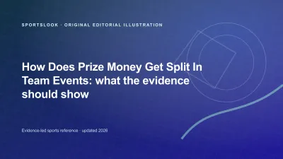 Original editorial illustration for How Is Prize Money Split in Team Events?
