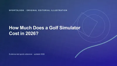 Indoor golf simulator screen, launch monitor and hitting mat