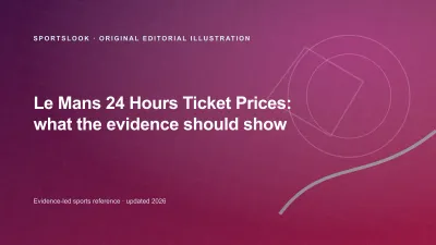 Original SportsLook editorial illustration for Le Mans 24 Hours Ticket Prices: Admission, Green Tickets and Resale