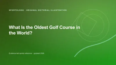 Historic links golf course beside a weathered scorecard
