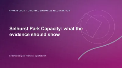 Original SportsLook editorial illustration for Selhurst Park capacity: current figure, history and event limits