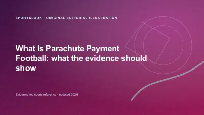 Original SportsLook editorial illustration for What Are Parachute Payments in Football?
