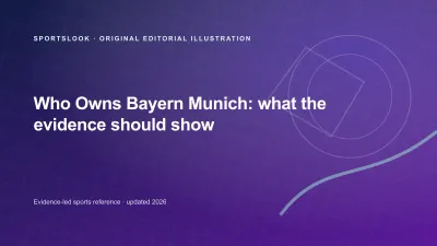 Original editorial illustration for Who Owns Bayern Munich? The 75-8.33-8.33-8.33 shareholding