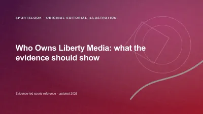 Original SportsLook editorial illustration for Who Owns Liberty Media? Shareholders, Formula 1 and Voting Power