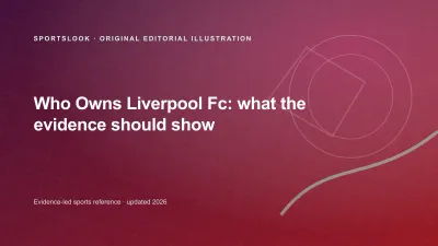Original editorial illustration for Who Owns Liverpool FC? FSG, control and club structure