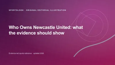 Original editorial illustration for Who Owns Newcastle United? PIF, RB Sports & Media and the investment group