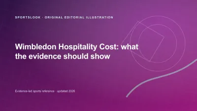 Original editorial illustration for Wimbledon Hospitality Cost: debentures, packages and official routes
