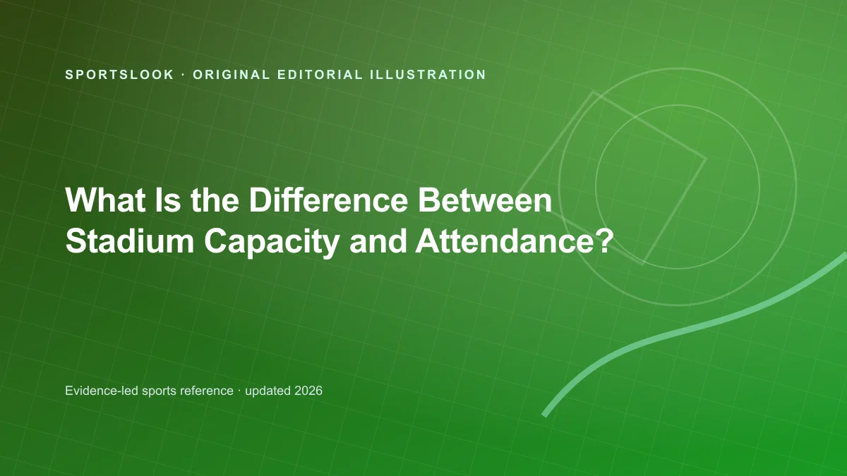 Original editorial illustration for What Is the Difference Between Stadium Capacity and Attendance?