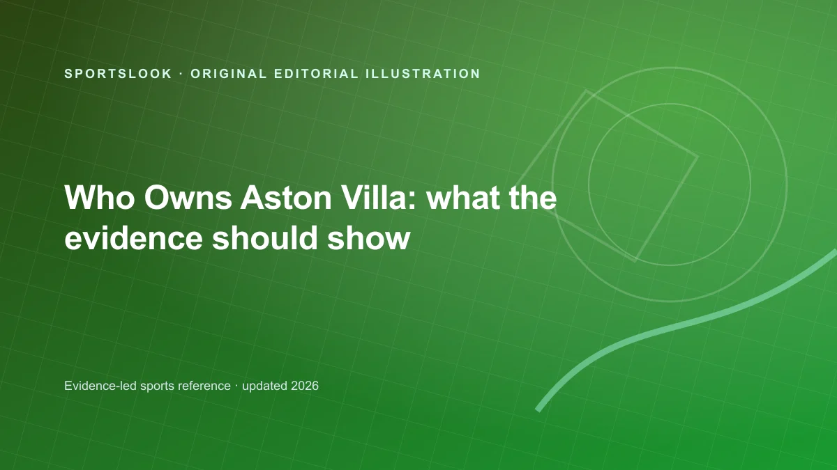 Original editorial illustration for Who Owns Aston Villa? V Sports, Atairos and what control means