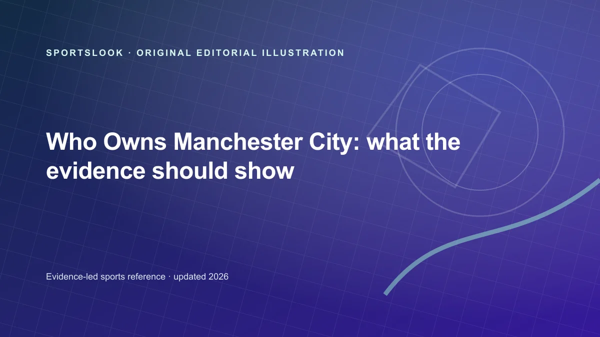 Original editorial illustration for Who Owns Manchester City? City Football Group and Sheikh Mansour